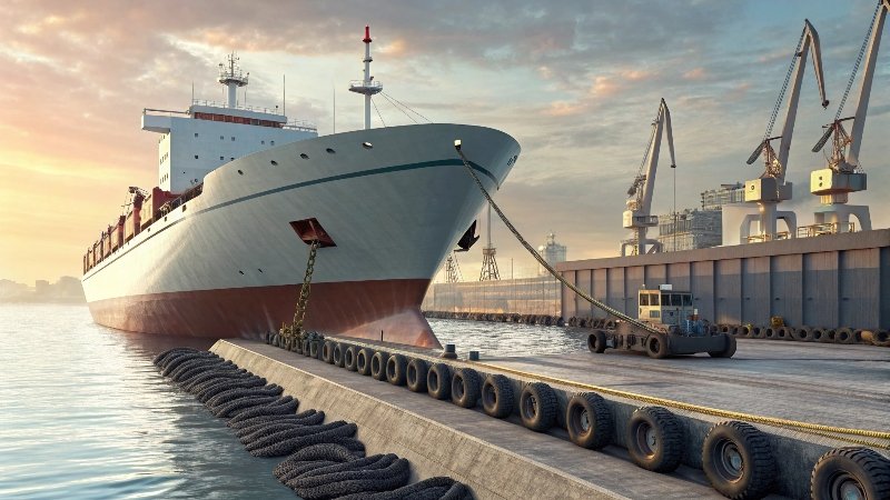 A diagram showing the molecular structure of rubber stretching and returning to its original state